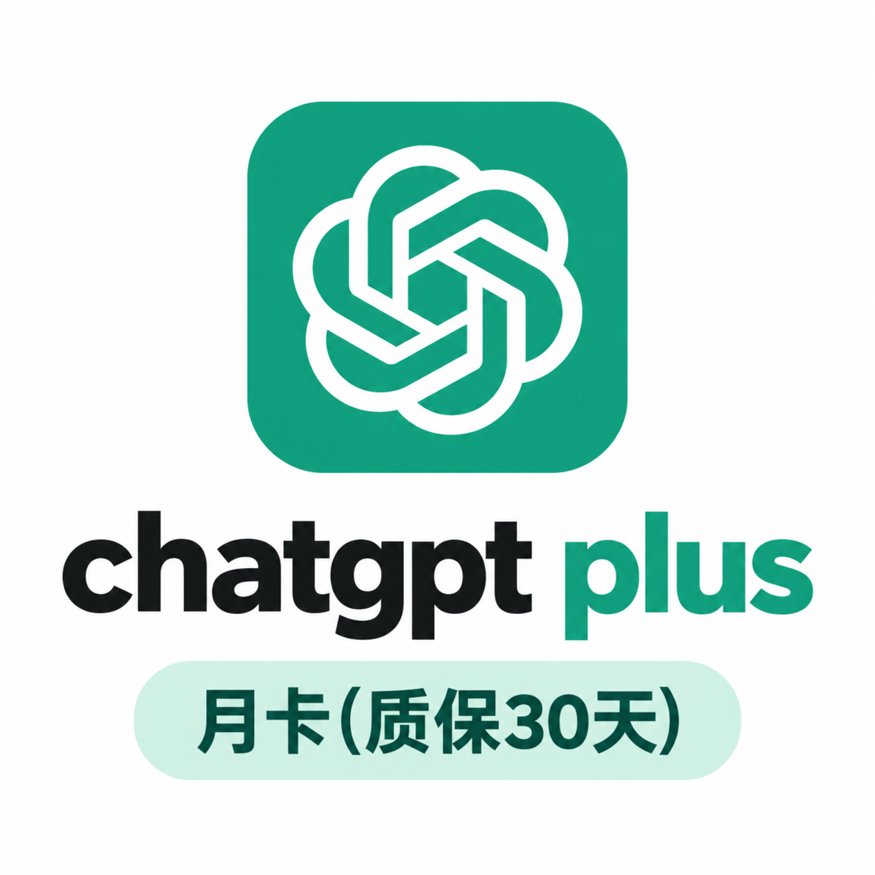 ChatGPT Plus 30天自助充值卡密
